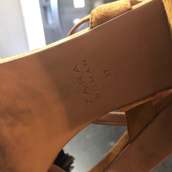 Zara sandal block heel size 37 - Picture 7 of 10